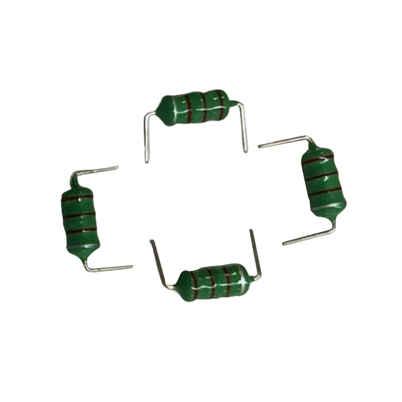 What role does the color ring inductor play in the power management circuit?